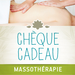 Chèque-cadeau massothérapie Chèque-cadeau massothérapie